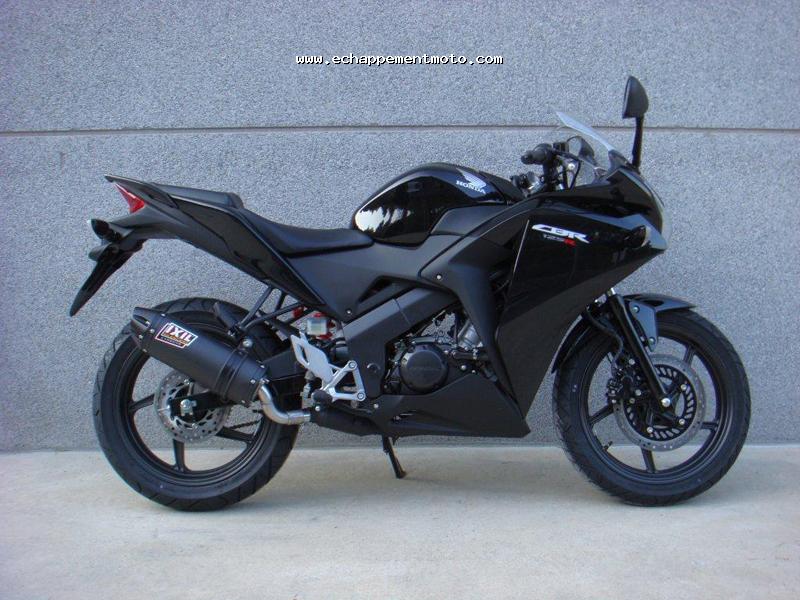 ECHAPPEMENT MOTO HONDA CBR 125 2011 IXIL OVALE EXTREME CARBONE